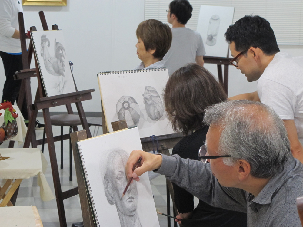 デッサン画 ｜ 絵画教室は東京 新宿駅南口3分｜個別指導で安心のメッツ